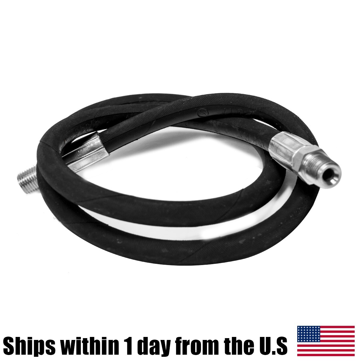 1/4" x 38" Snow Plow High Pressure Angle Hose Fits Fisher Products 4424