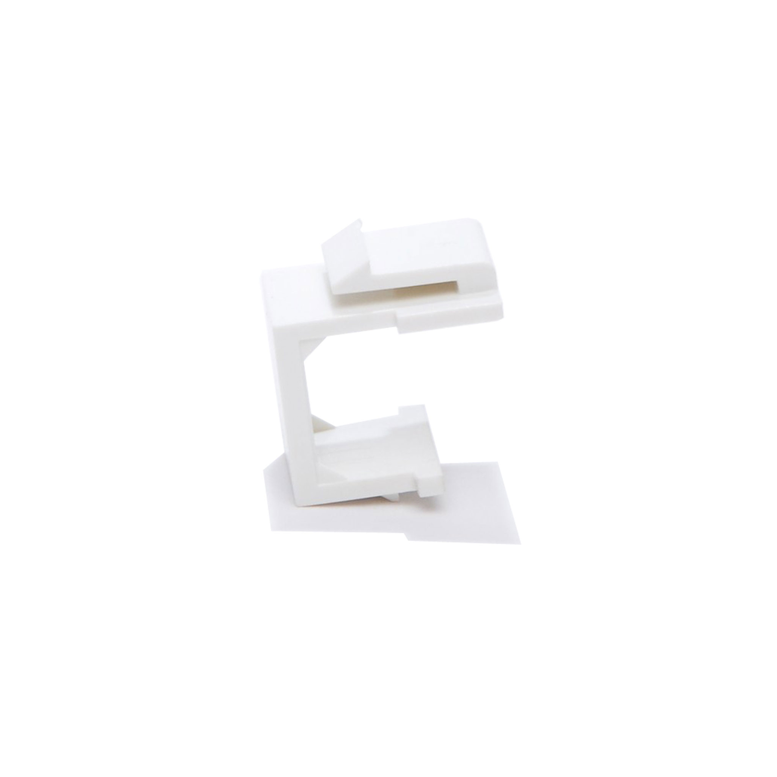 5pcs Snap-in Keystone Blank Insert for Wall Plate White