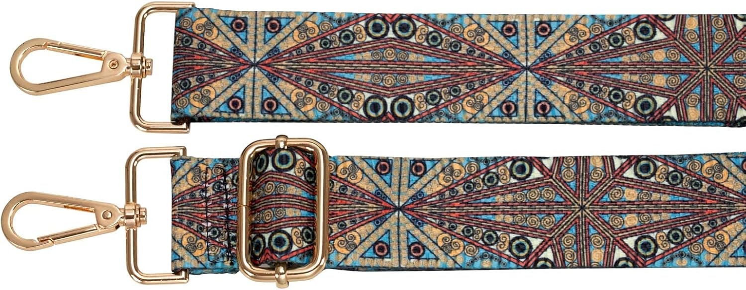 Crossbody Strap for Purses Replacement Adjustable Guitar Retro Rhombus