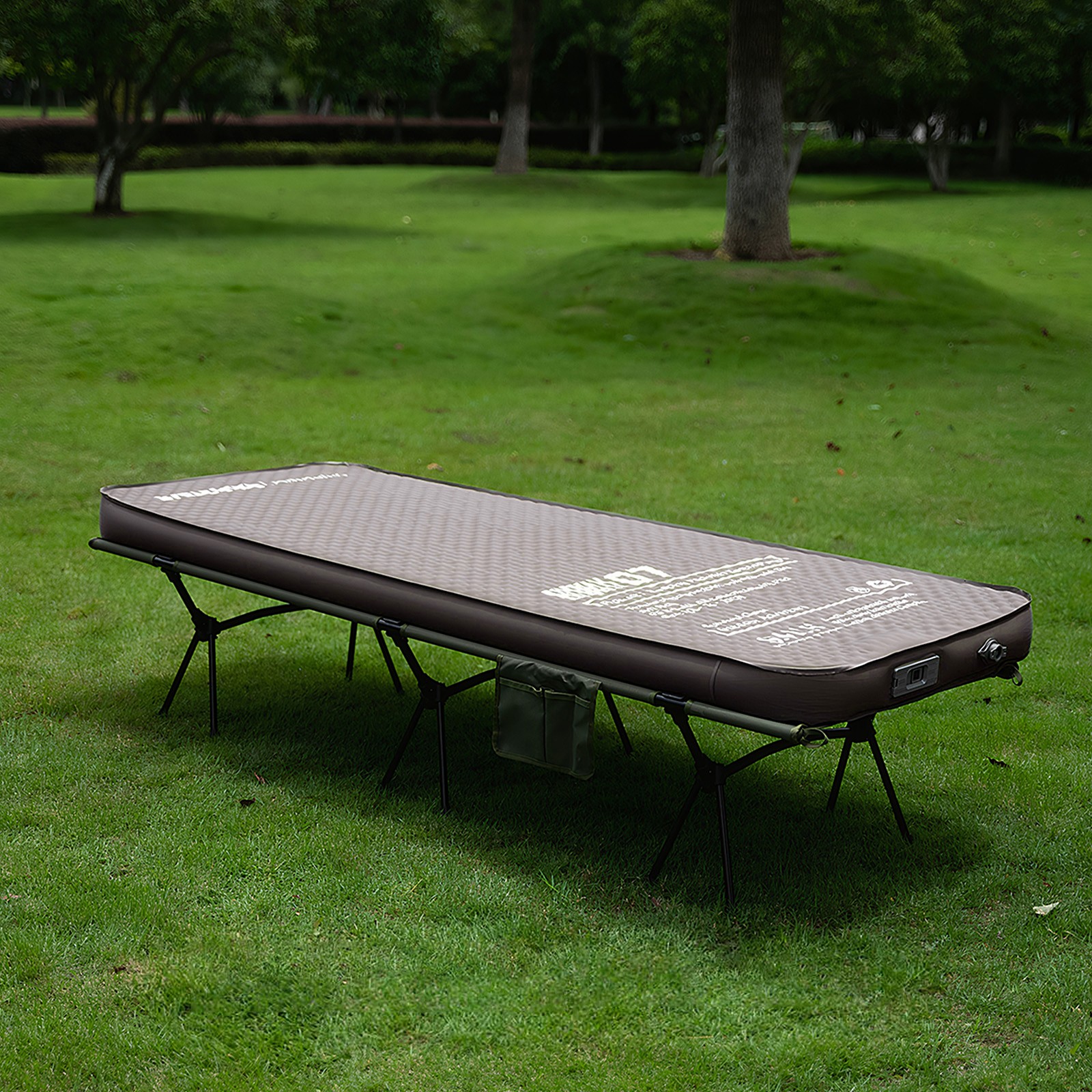 Single Portable Camping Inflatable Pad with Pump for Backpacking Car Tent