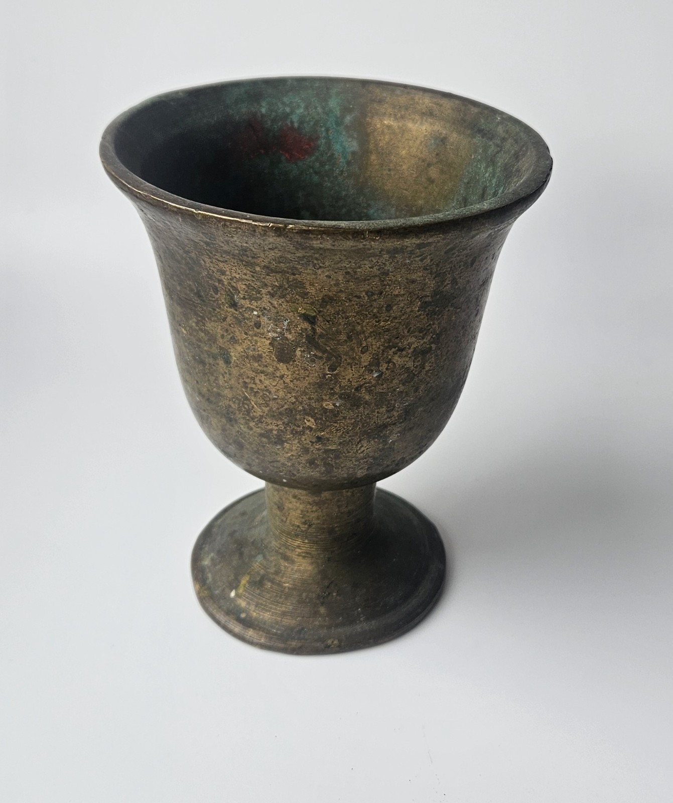 Antique Heavy 5" Brass Mortar 1.3kg