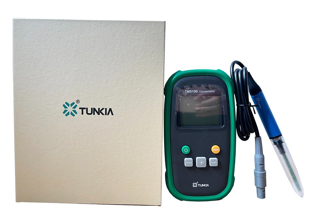 Gaussmeter Tesla Meter Surface Magnetic Field Tester Meter with 0-200mT 0-2000mT
