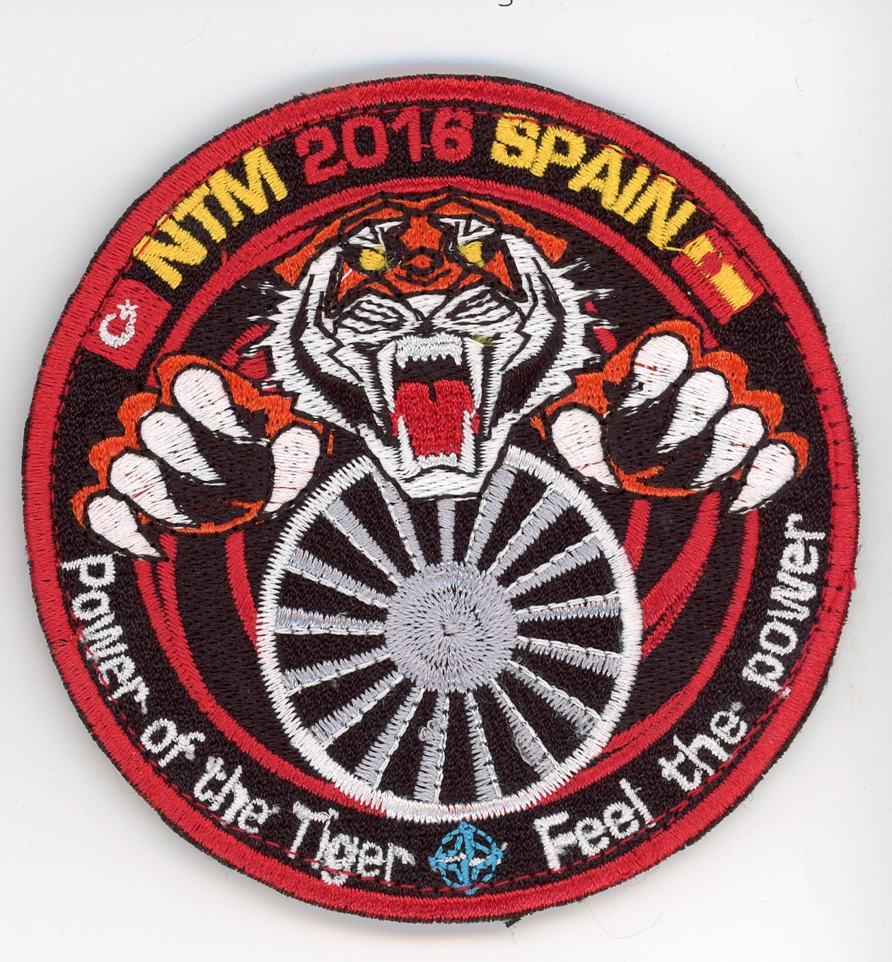 PATCH TURKEY NTM TIGER MEET 192nd SQN VEL BACK 2016 FELL THE POWER VEL BACK