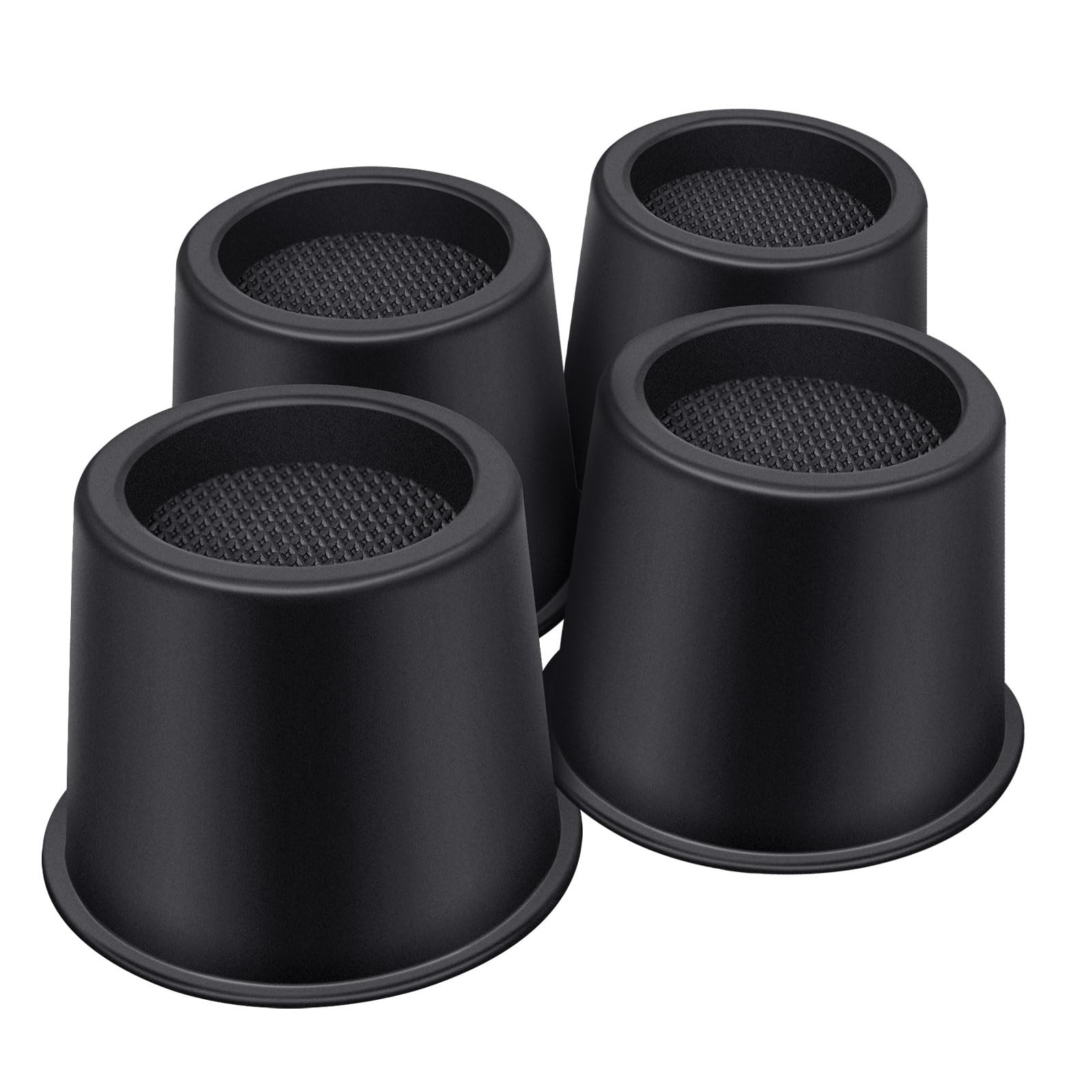 4 Inch Heavy Duty Bed Risers Stackable Blocks for Couch Chair Bedpost, 4 Pack