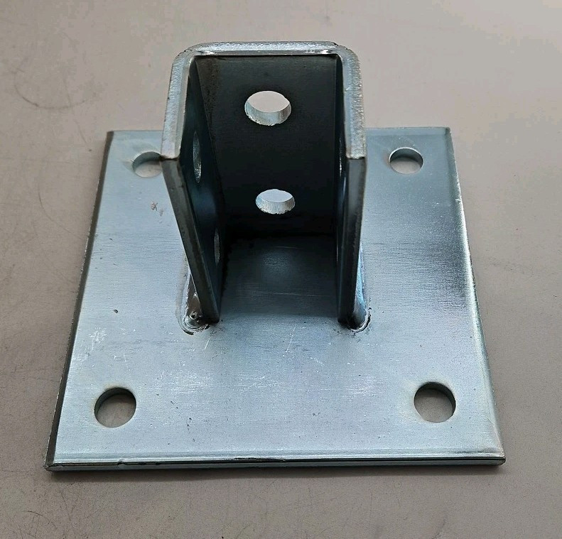 Centaur - WI POST4HSQ3-1/2EG - 3-1/2" eg Post Base - Single Channel - Lot of 3