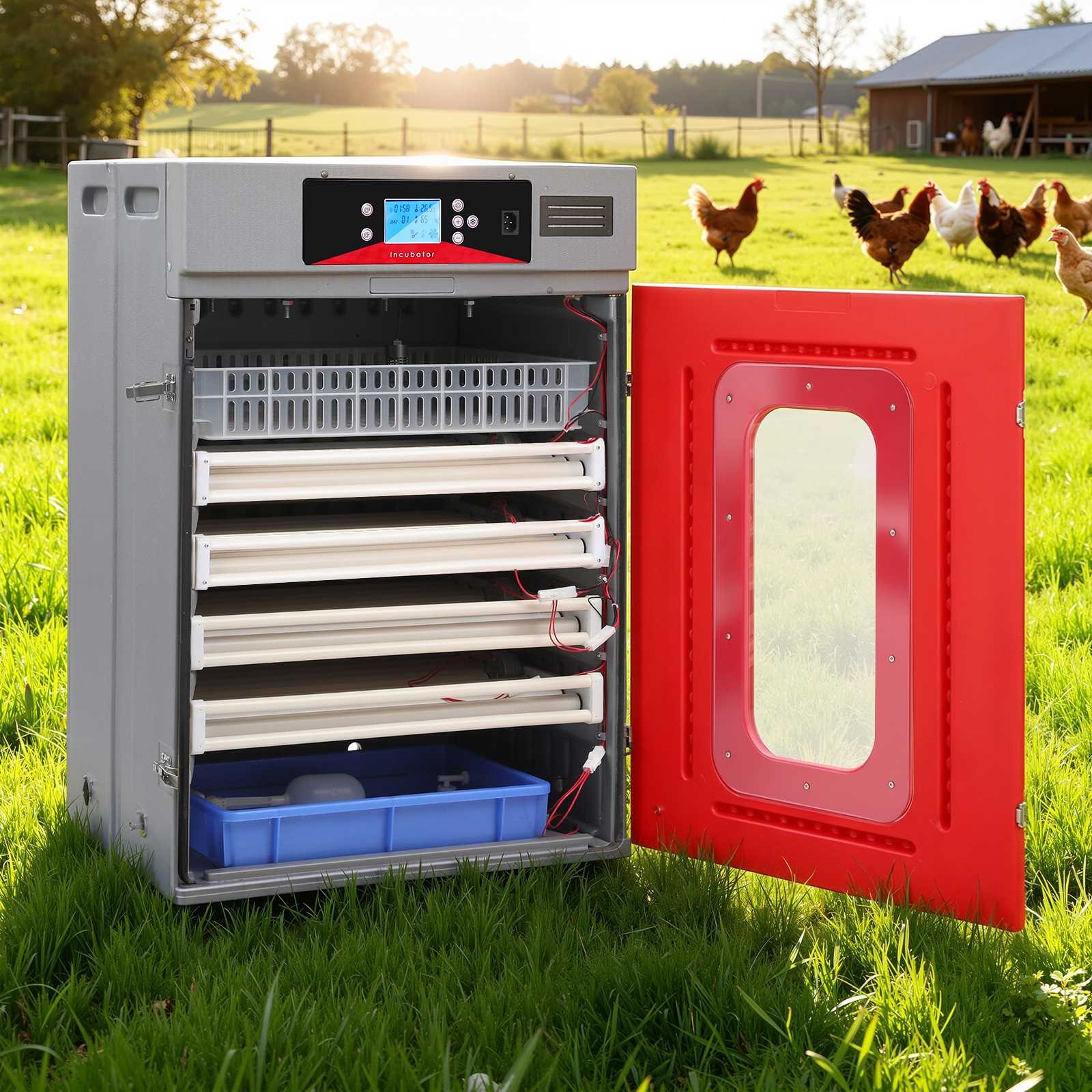 400pcs Egg Incubator Digital Poultry Hatcher Machine Automatic Egg Turning US