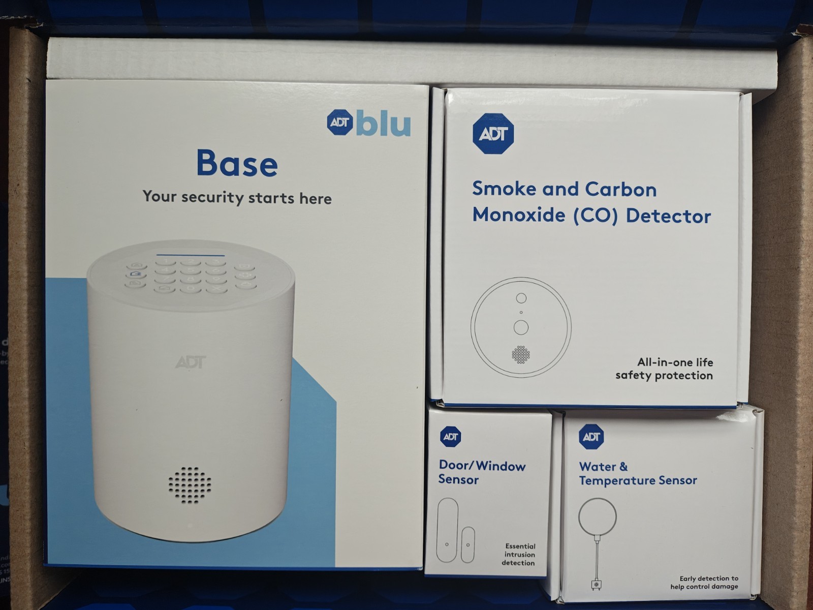 ADT Blue Home Safety Essentials Kit (New)