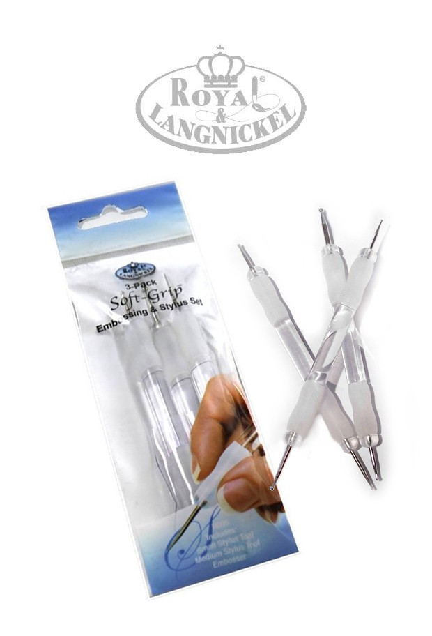 Royal Langnickel Soft Grip Stylus - Set of 3