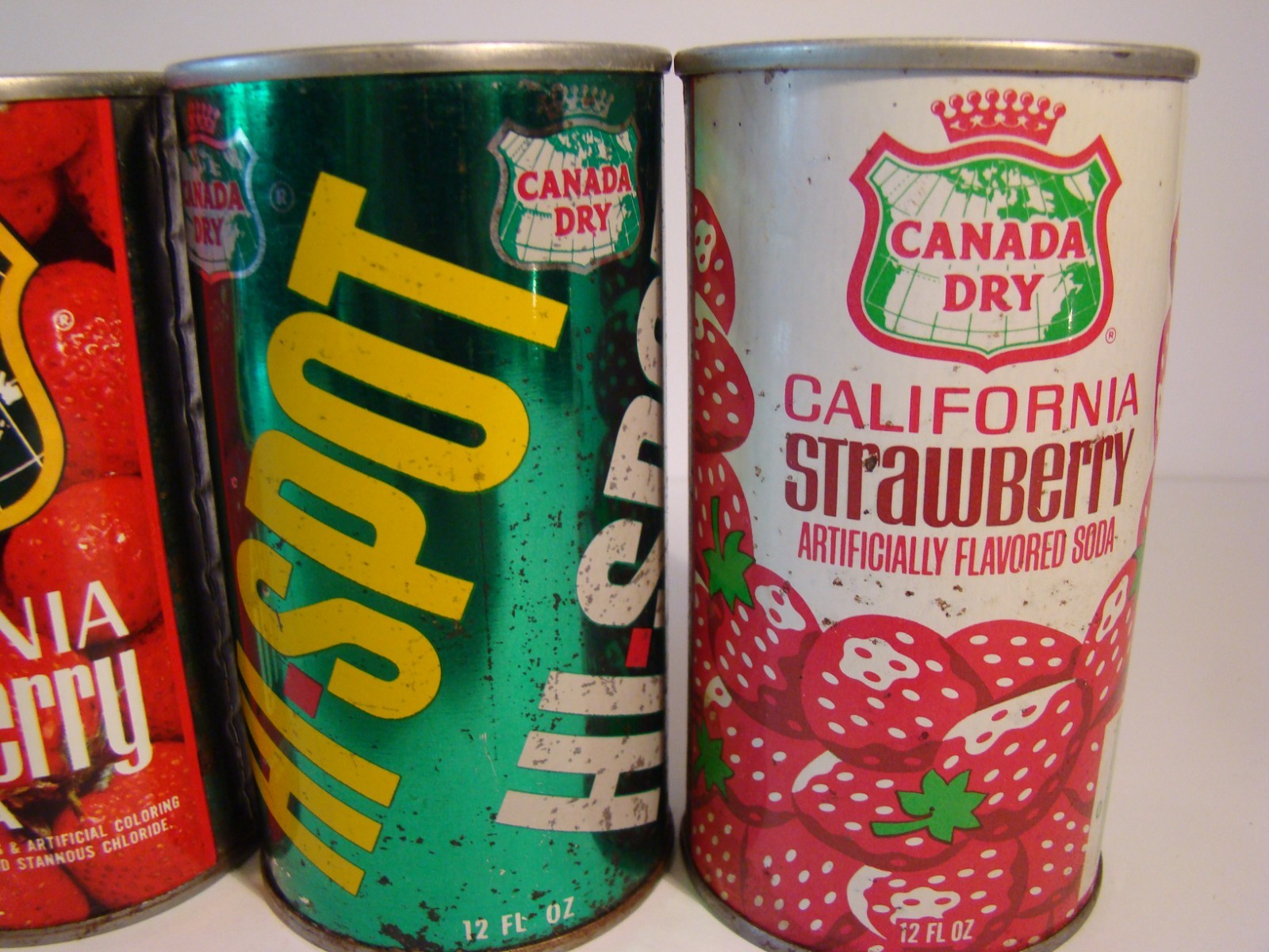 Canada Dry Cans Lot Of 4 Different