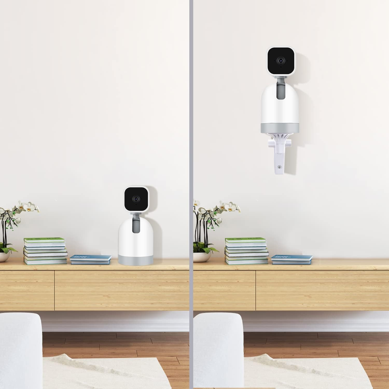 Wall Mount Compatible with Blink Mini Pan-Tilt Camera, 2 Pack Adjustable Angles