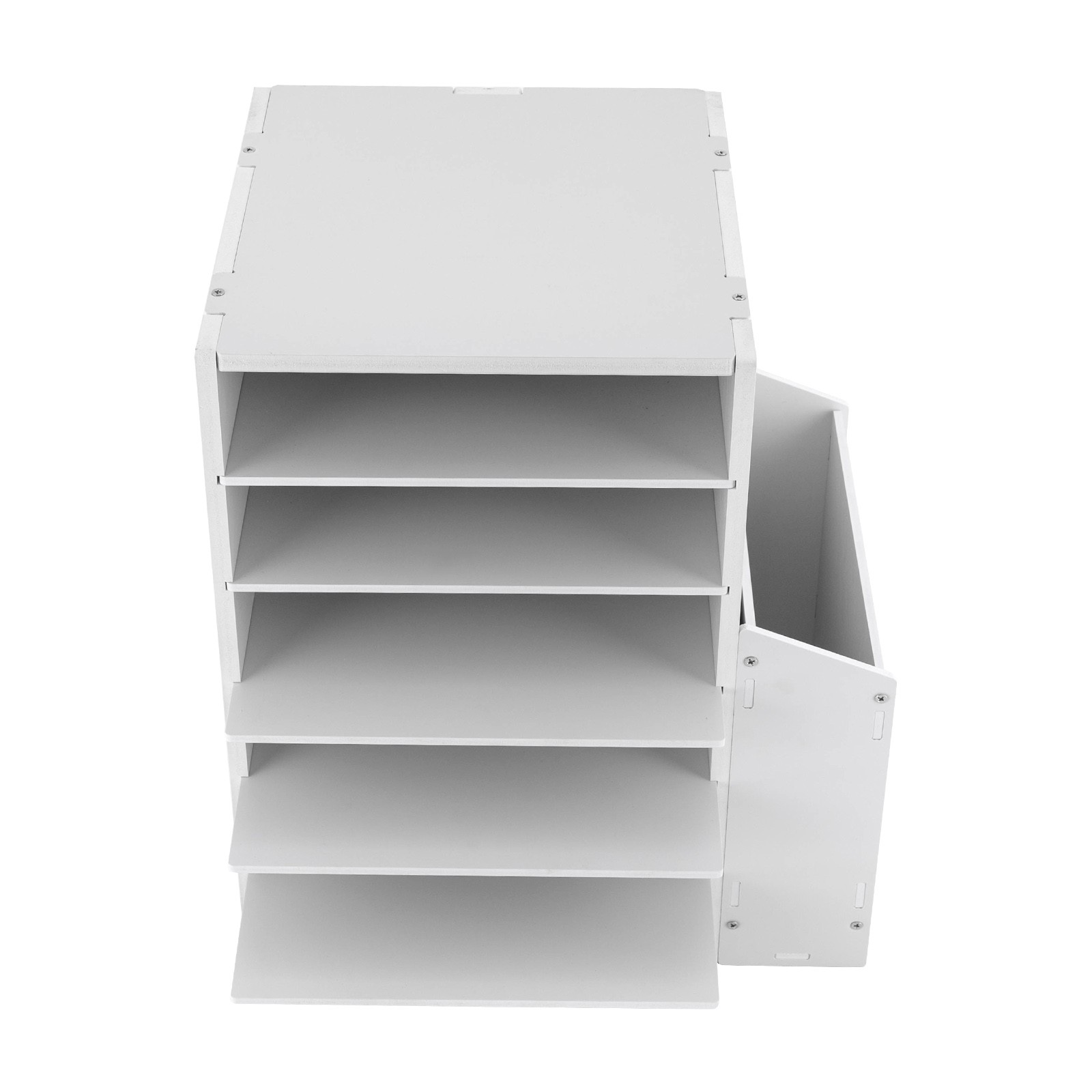 6 Compartments Desktop Organizer Desktop File Holder Rectangular File Organizer