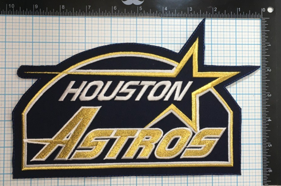 1994 HOUSTON ASTROS MLB BASEBALL VINTAGE LARGE 9.75" PRIMARY LOGO TEAM PATCH