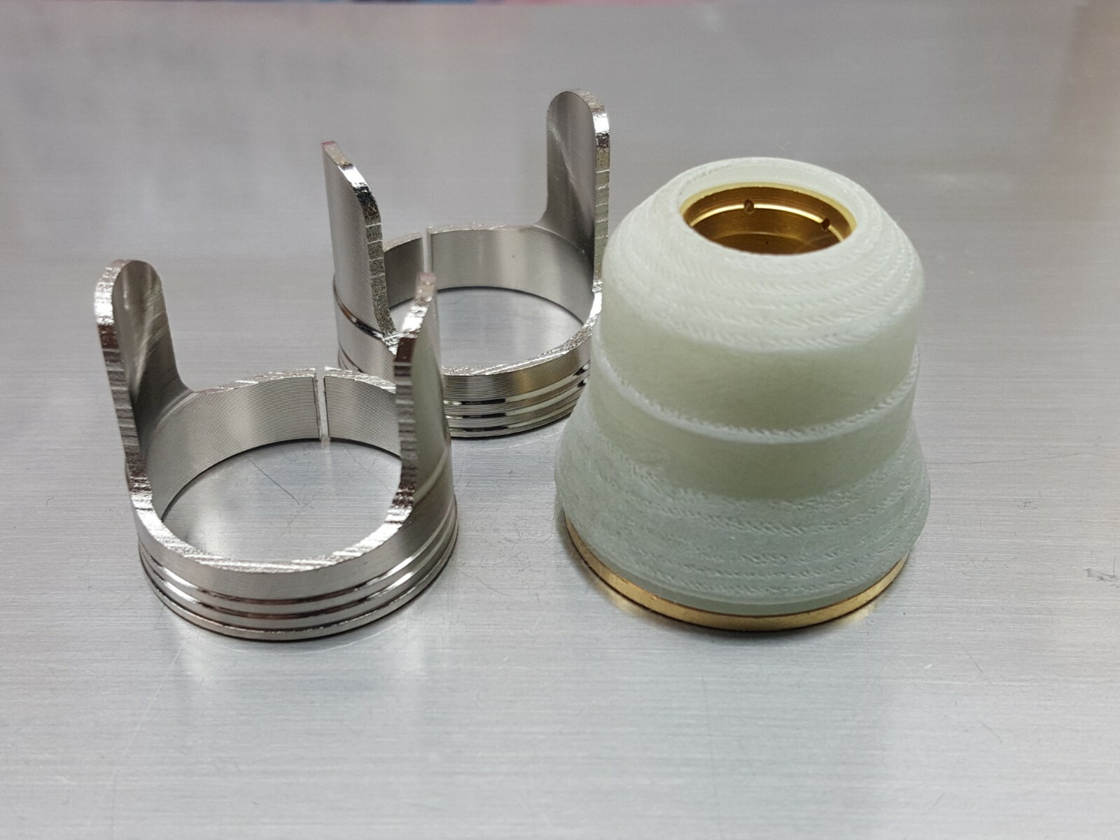PC0098 Retaining Cap + 2 x Solid Standoffs for Lotos© CUT60D S65 Plasma Torch Me