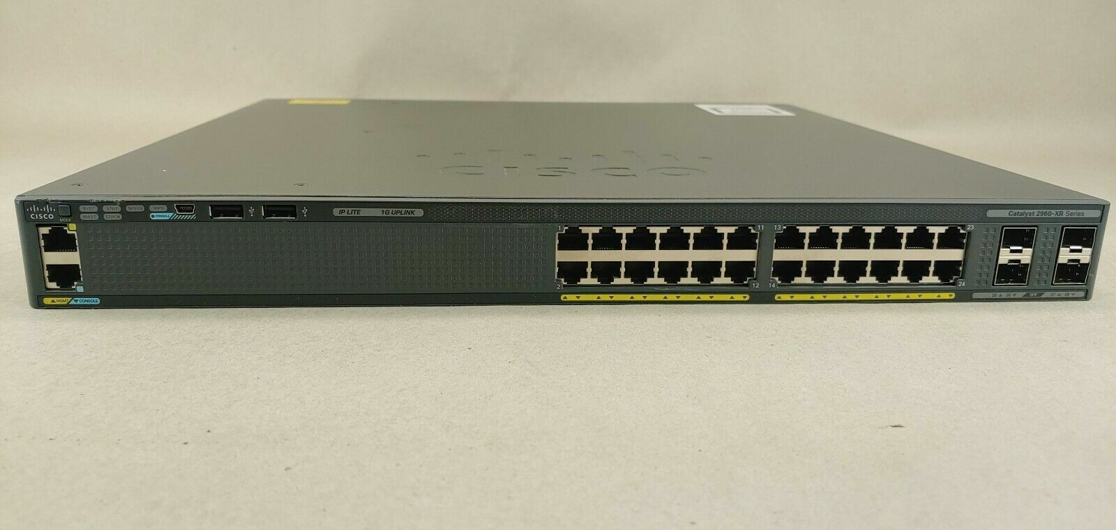 Cisco 2960XR-24TS-I 24-Port Gigabit Ethernet Switch.  DUAL PWR SUPPLY