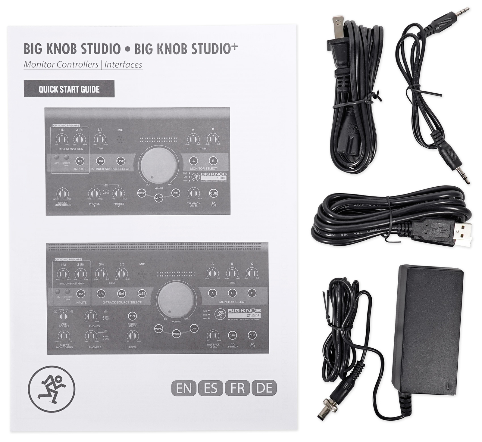 Mackie Big Knob Studio + Plus 4x3 Studio Monitor Controller Interface+Mic+Mount