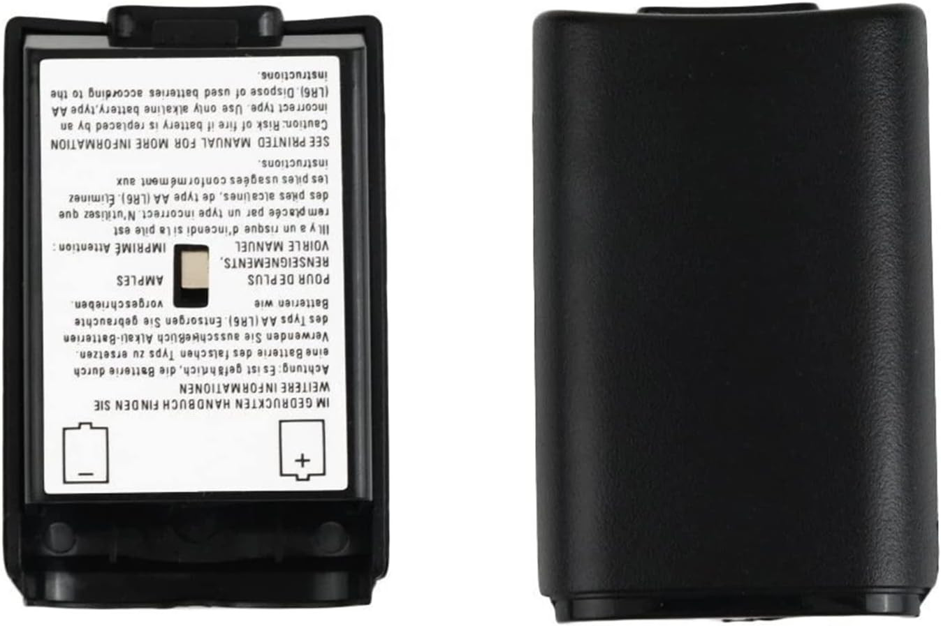 2 Pack Battery Pack Cover for Xbox 360 Wireless Controller, Replacement Battery