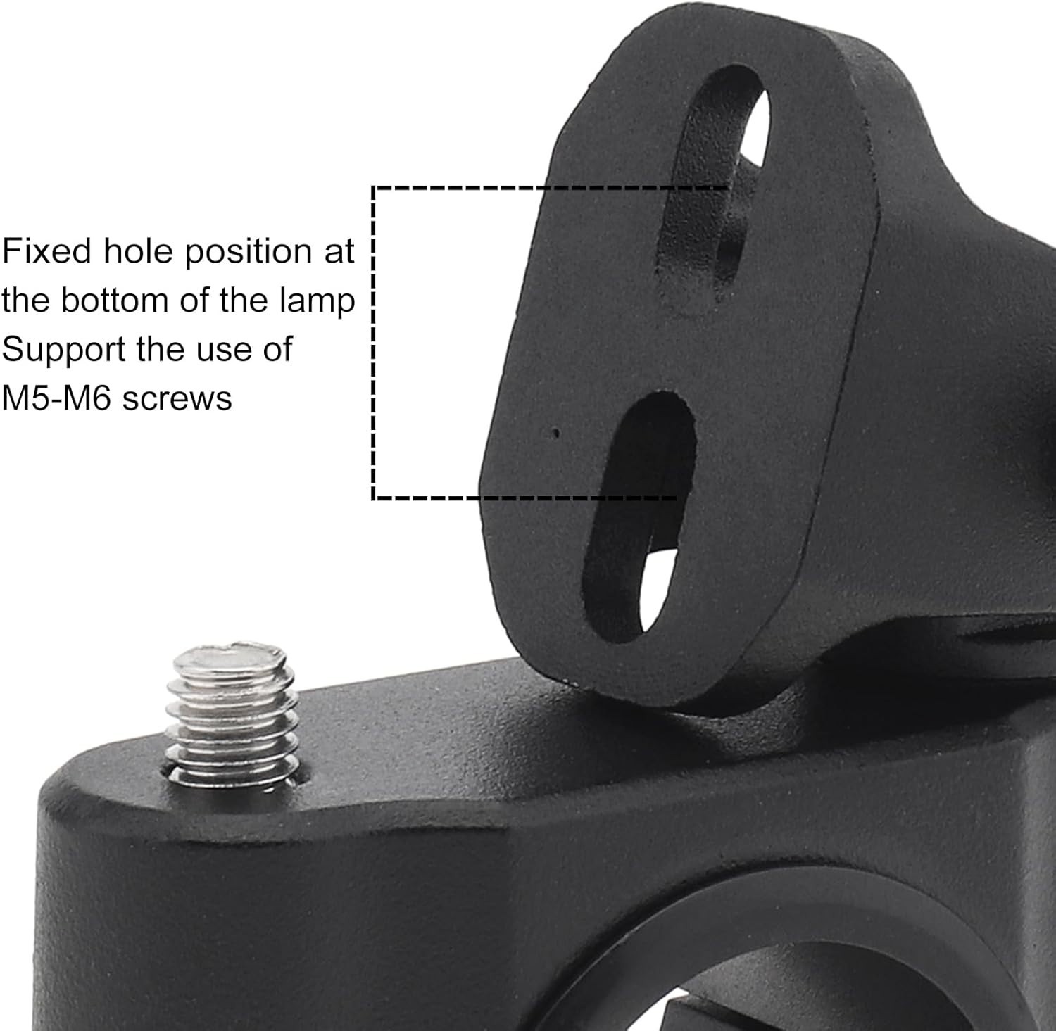 Durable Light Bar Mounts for UTV/ATV - Polished 360-Degree Angle Adjustable