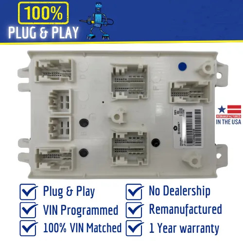 2018 RAM 1500 / 2500 / 3500 BCM Body Control Module Part# 68357472 - Plug & Play