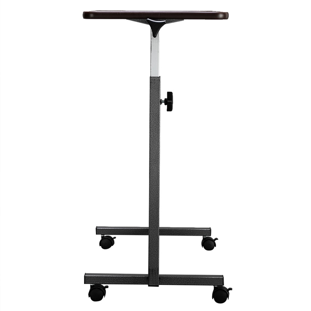 Multifunctional Adjustable Bedside Table MDF/Iron/4 Wheels With Brake