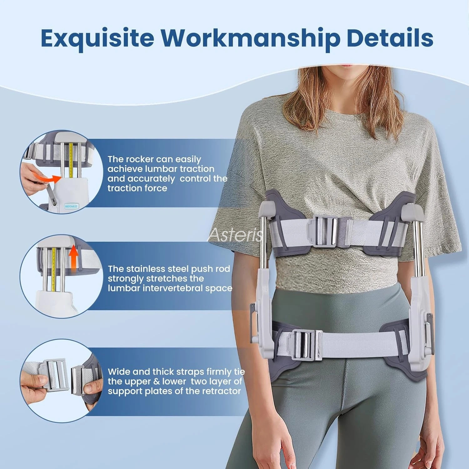 Lumbar Traction Device,Spinal Decompression Devices，lumbar decompression belt