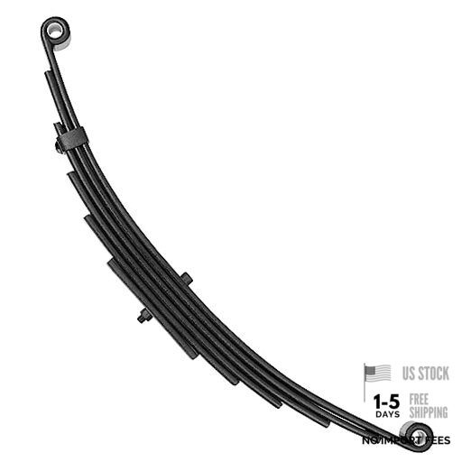 Trailer Leaf Spring 6 Leaf Double Eye 3500 lbs Cap for 7000 lbs Axle Set 1