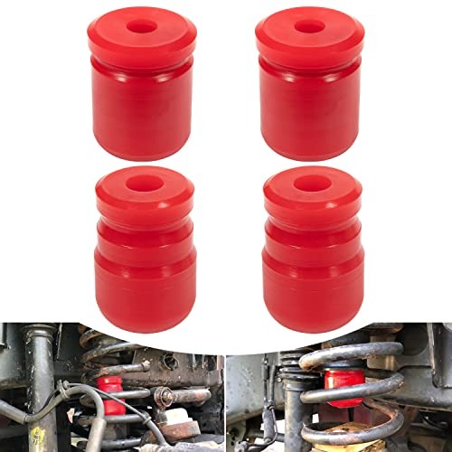 4PCS Upgrade 1-1303 Bump Stop & 1-1304 Bump Stop Polyurethane Front & Rear