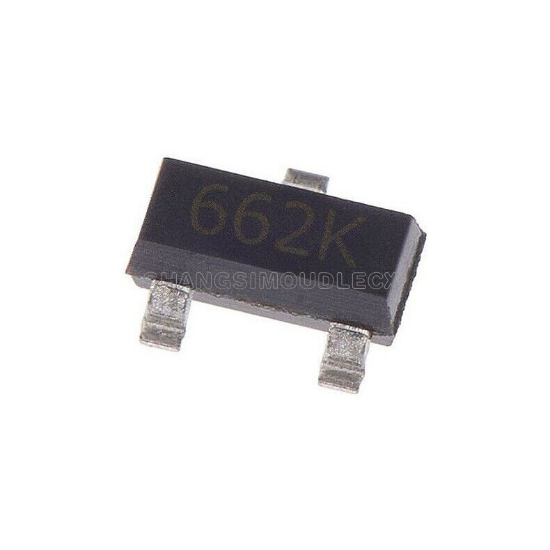 50PCS NEW XC6206P332MR 3.3V 662k SOT-23 TOREX LDO Voltage Regulator