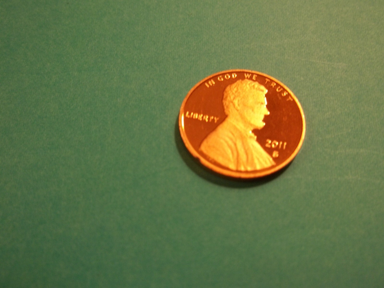 2011 "S" Proof Gem Lincoln Cents taken from PROOF Sets