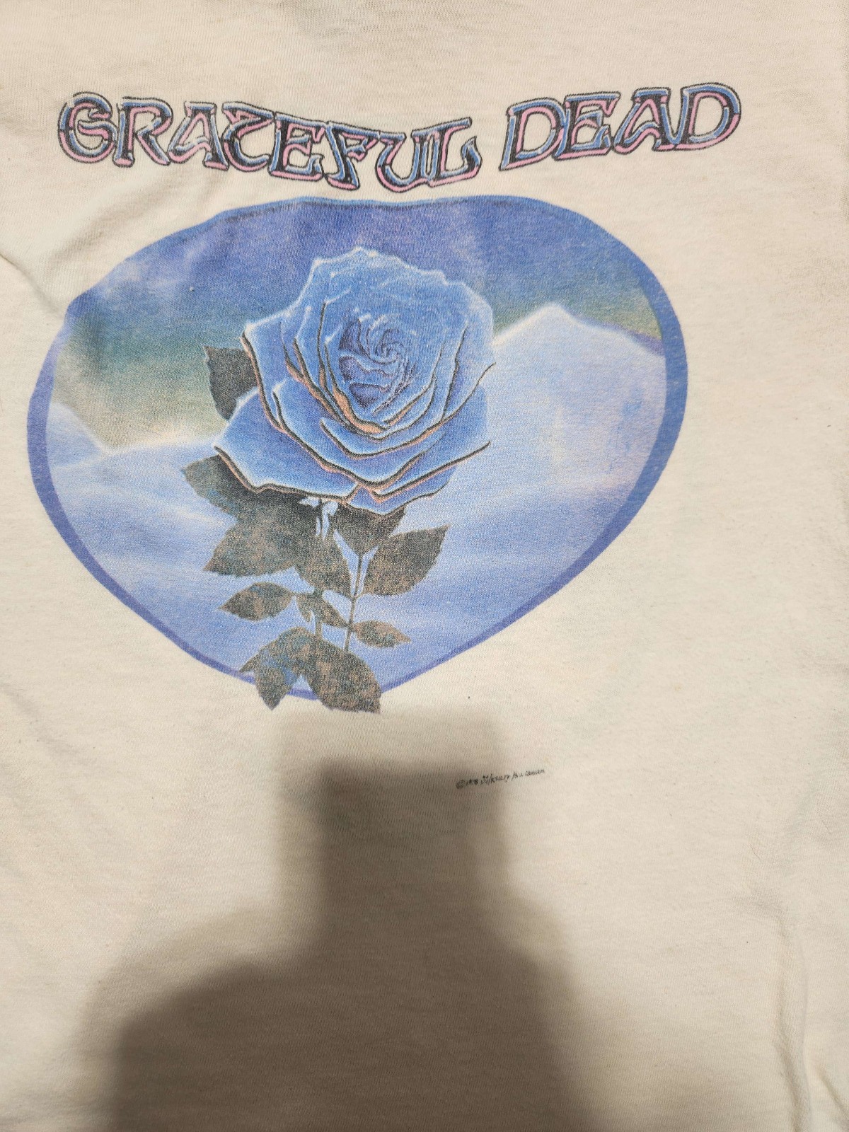 Rare authentic Grateful Dead Blue Rose