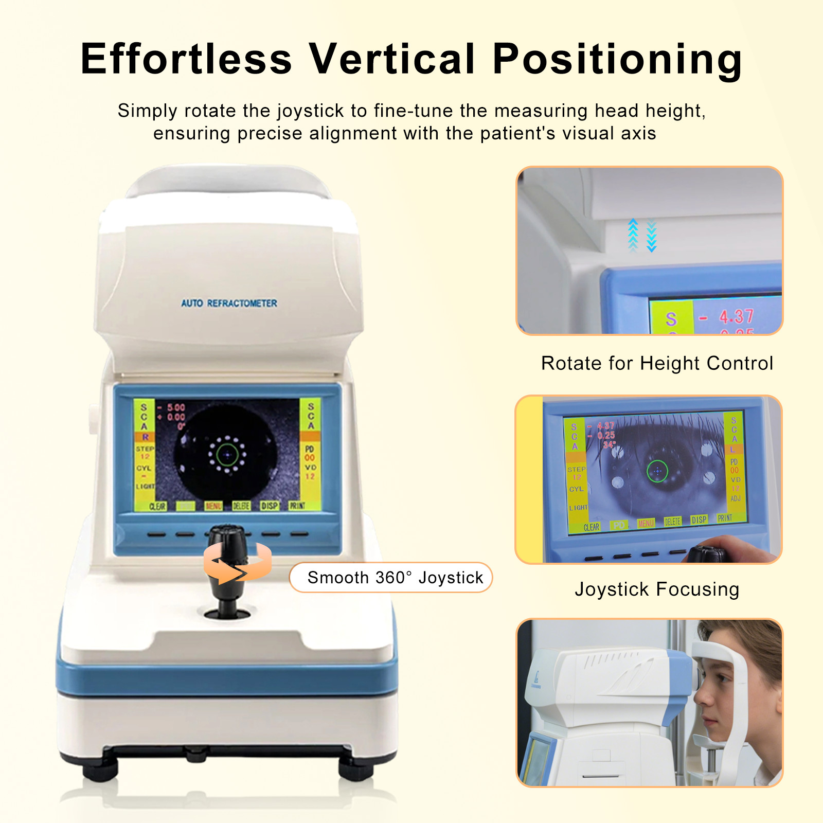 Optical Equipment Automatic Refractometer SJR-9900A Free Shipping