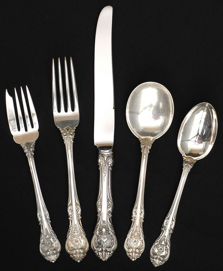 Gorham Silver King Edward  5 Piece Place Setting 6038019