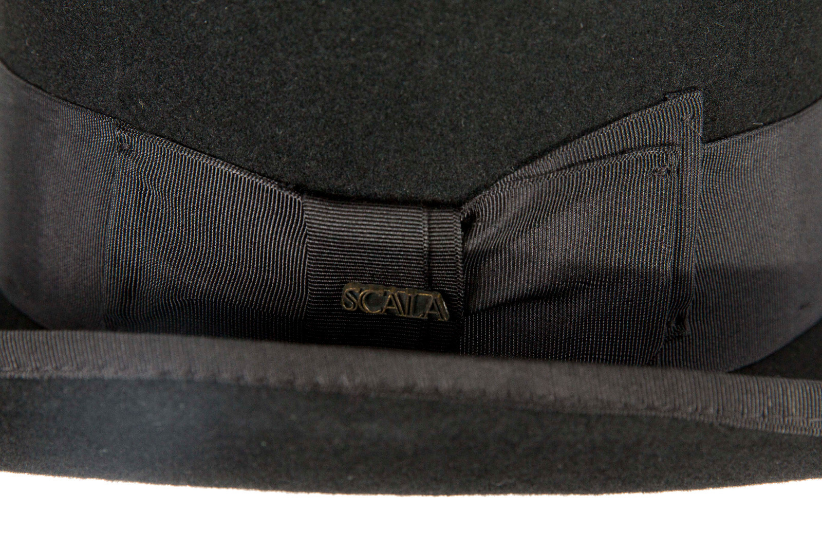 Black SCALA Wool Felt Top Hat RRP $249 -- 100% Aussie Seller