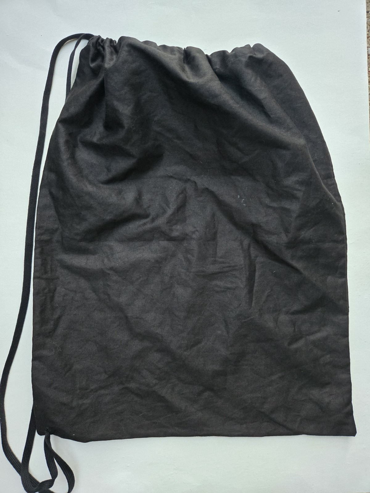 ND EVERY STICTCH CONSIDERED Black Drastring Dust Bag