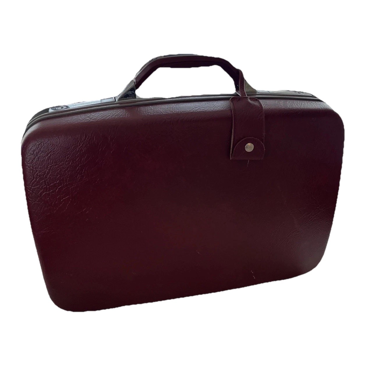 Samsonite Profile II Hardside Suitcase Luggage 25" Maroon Without Key Travel Fly