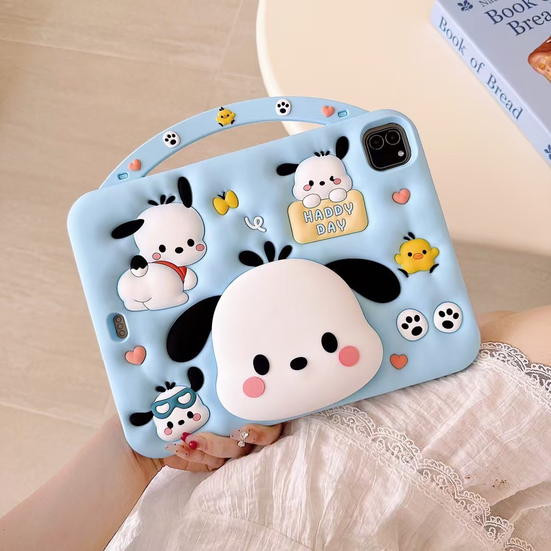 For iPad 11th A16 10th 10.9" 9 8 mini 7 6 5 Air Pro 11 Cute Kid Stand Case Cover