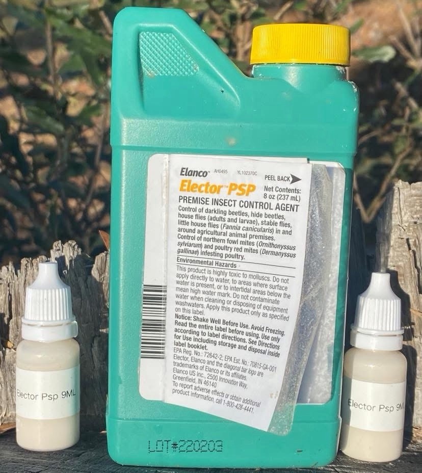 9ML Bottle For Chickens/Poultry To Spray For Bugs And Eggs Dilute Into 1 Gallon
