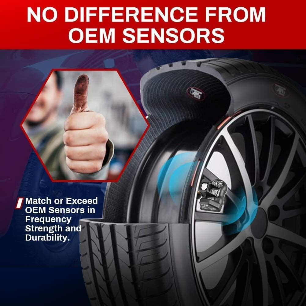 Autel TPMS MX Sensor 2in1 315MHz&433MHz OEM Programmable Press-in Rubber Valve