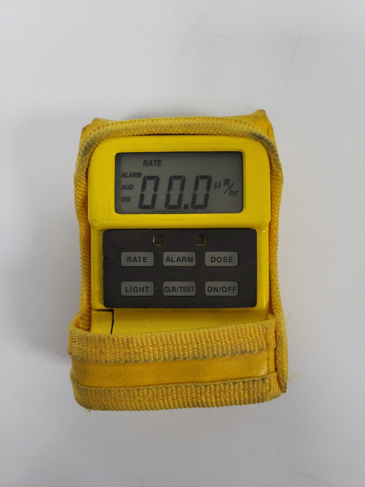 Canberra MRAD-113 UltraRadiac Plus Radiation Detector w/Holster Parts Powers On