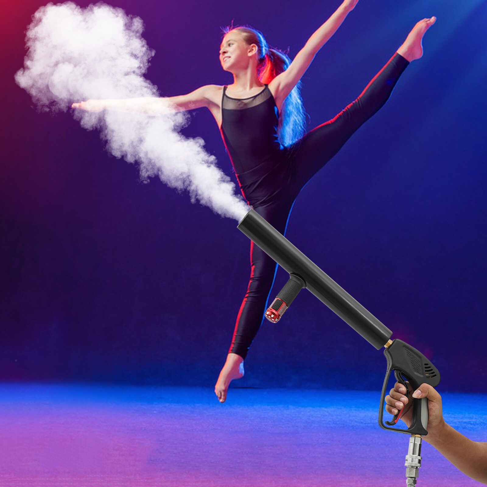 Led DJ Co2 Smoke Gun Jet Machine Carbon Dioxide Gas Column Stage Effect Machine