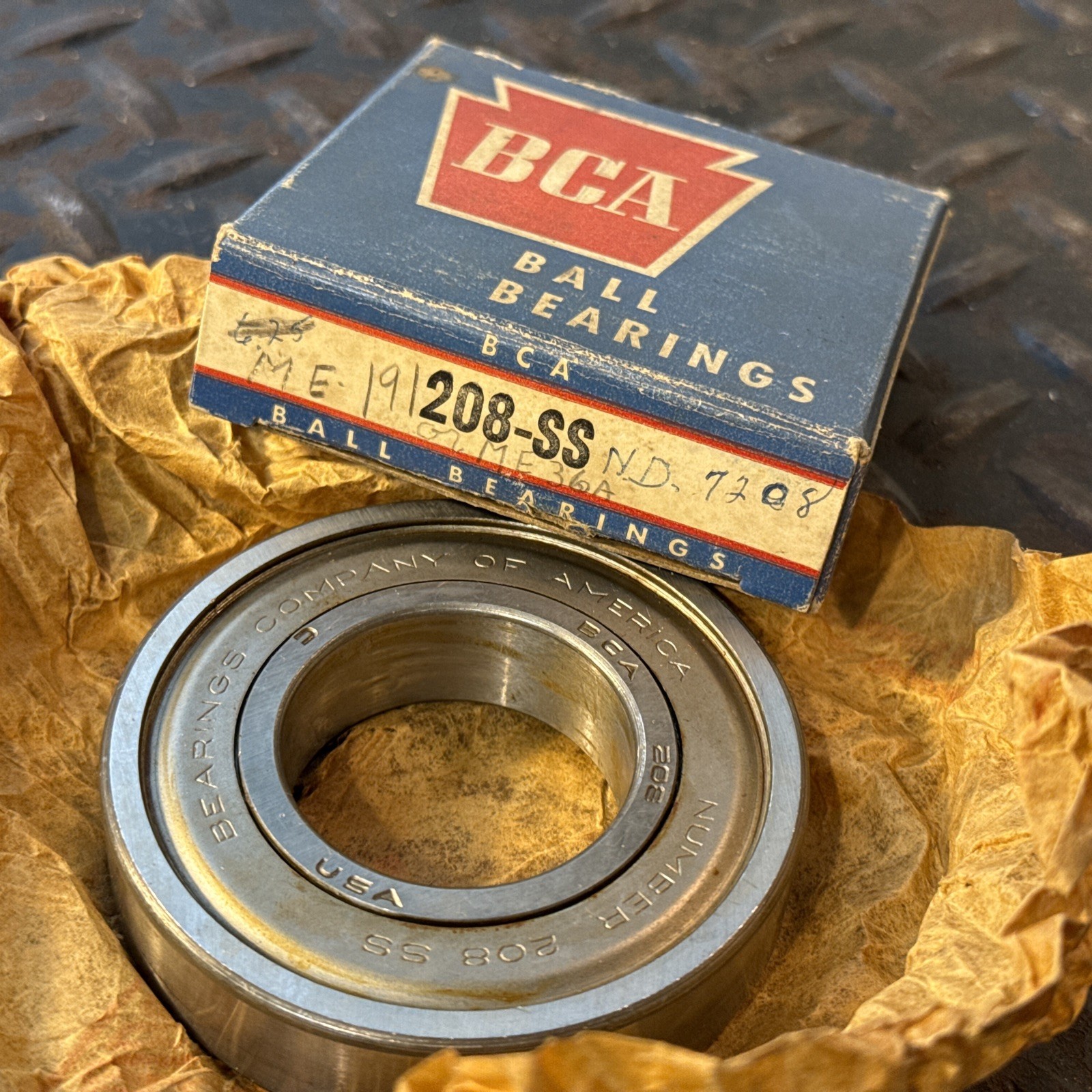 Wisconsin ME-191 Bearing BCA 208-SS like ME-36A