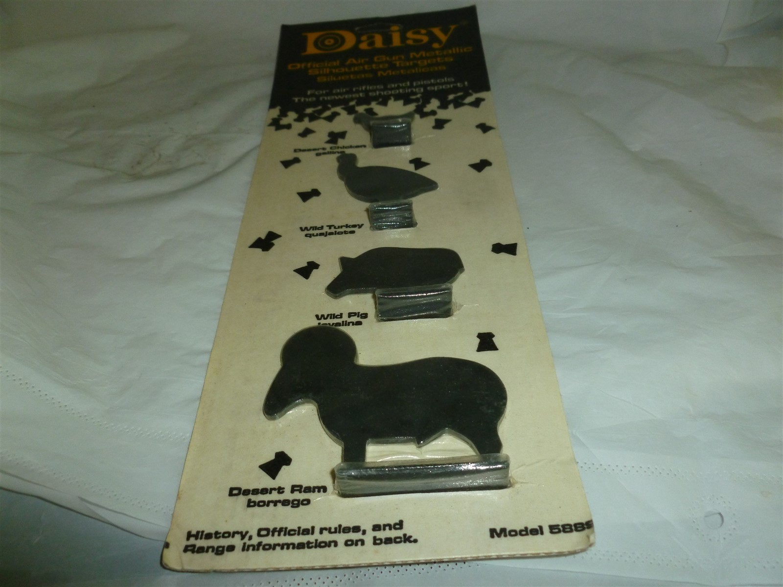 Vintage Daisy Official Metallic Silhouette Targets  Lot W-206