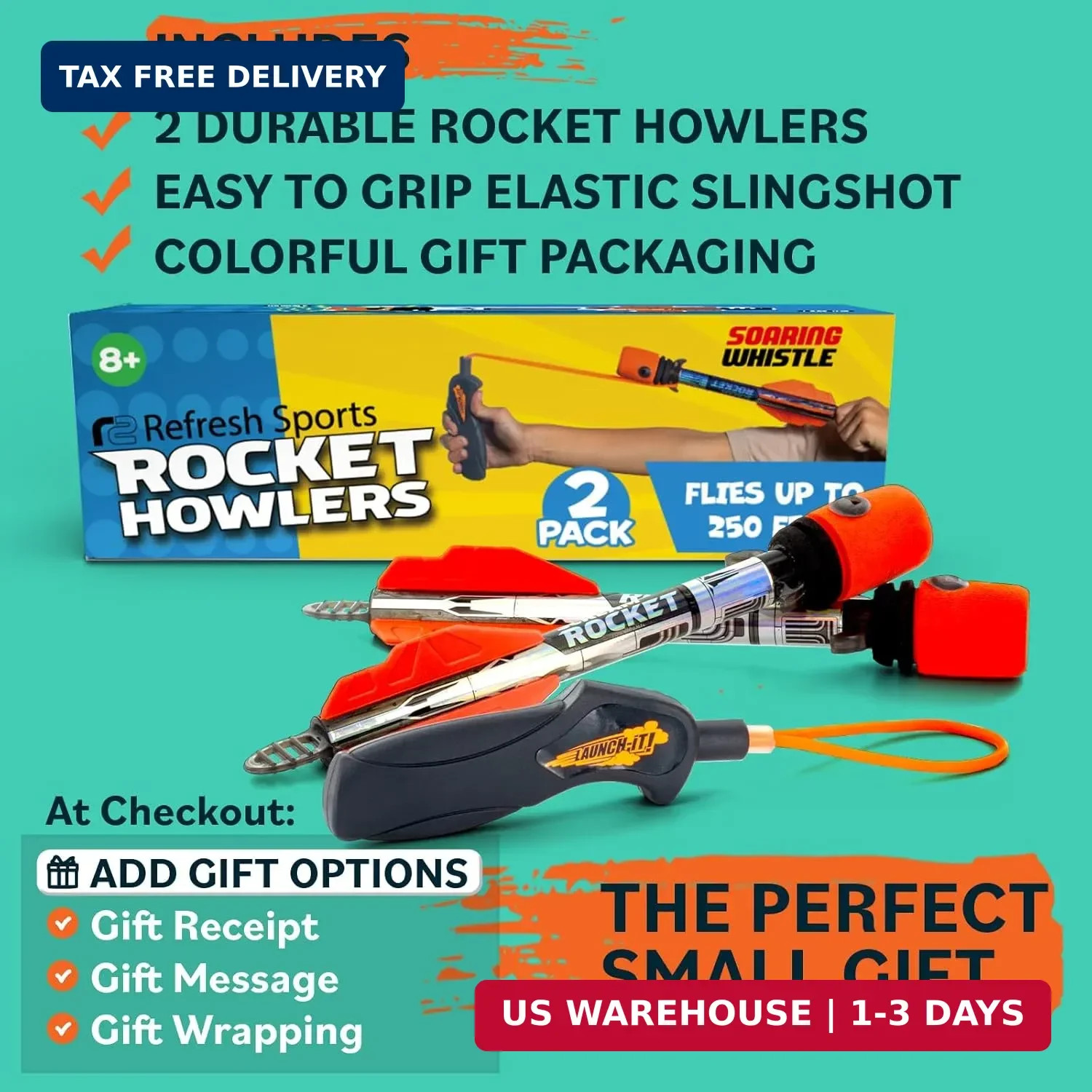 Toy Rocket Launcher for Kids: Best Easter Gifts for Boys & Girls All Ages 8 & Up