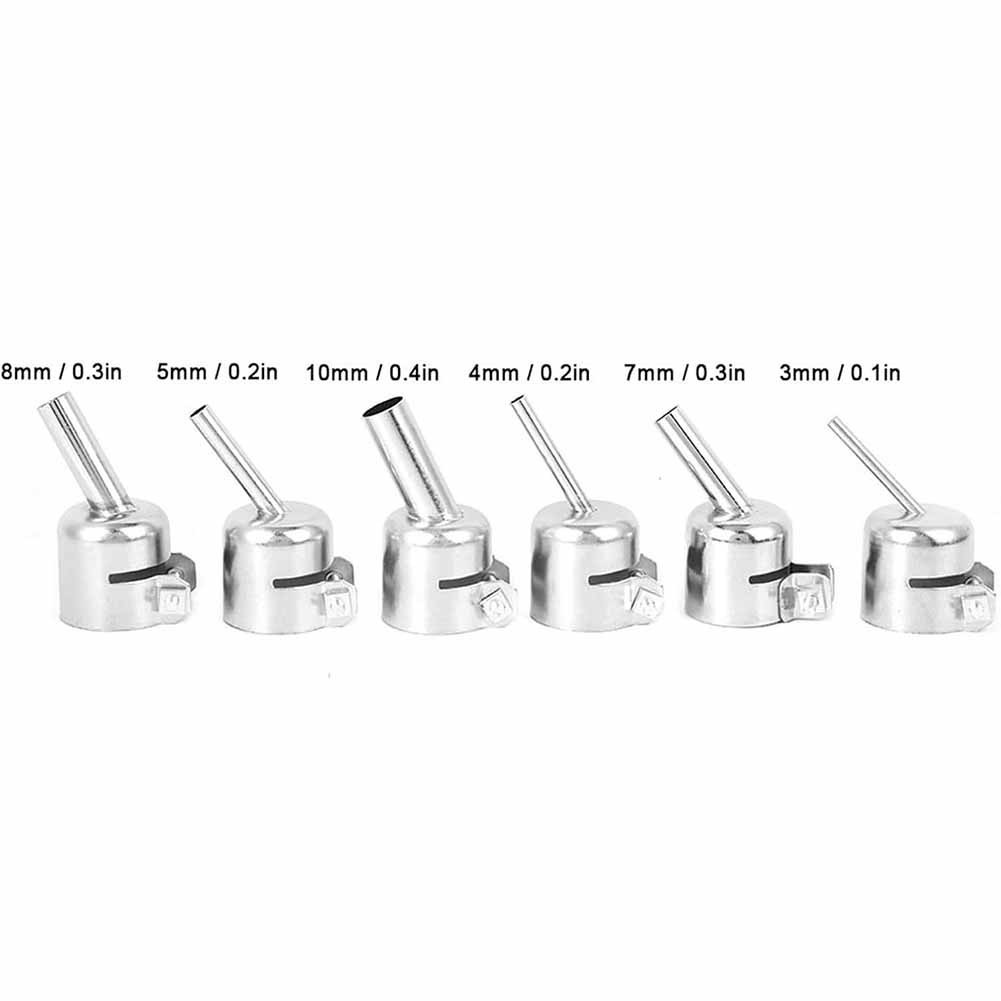 Essential Kit Multi size 6PCS Hot Air Nozzles Compatible with Various Models
