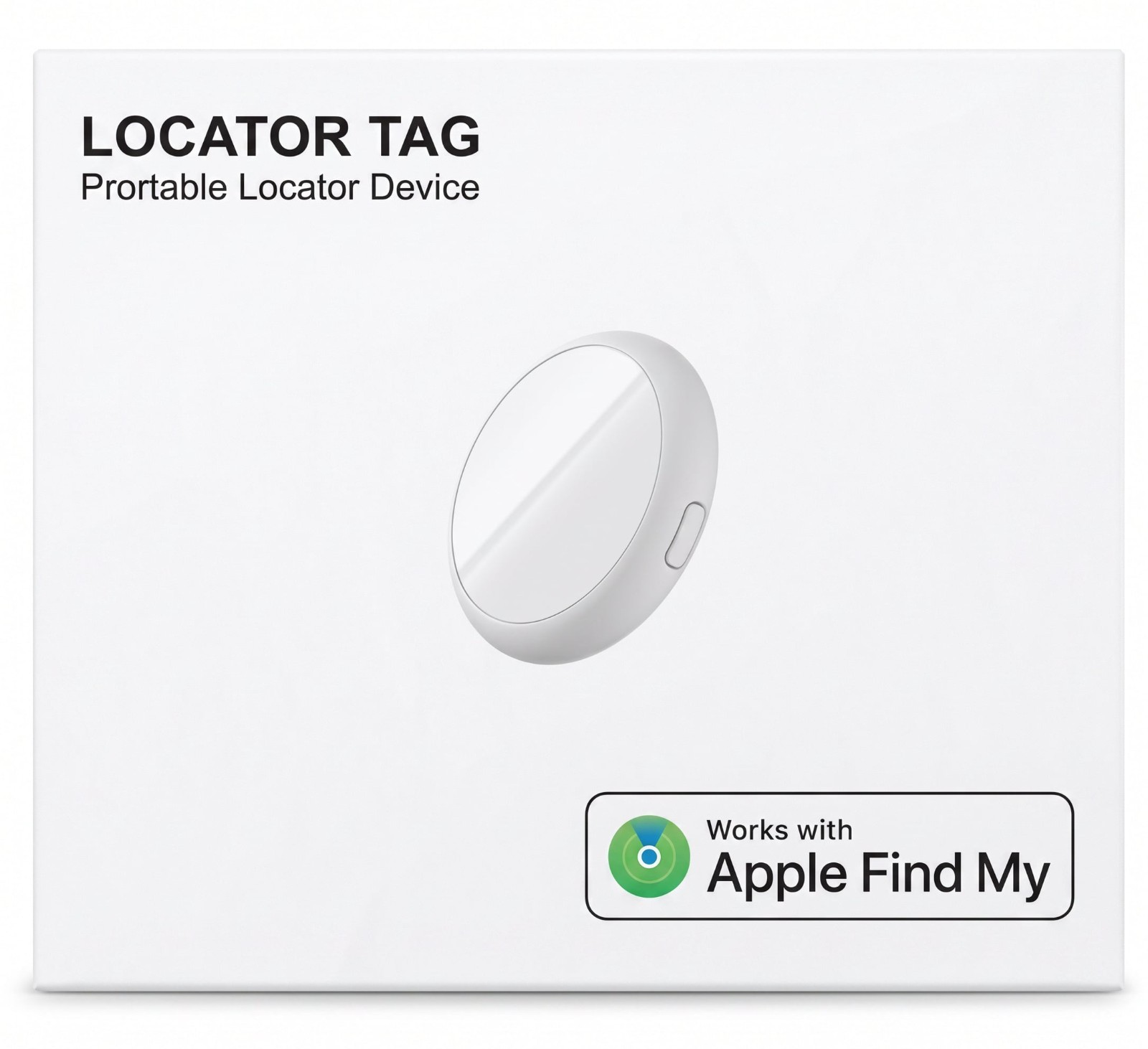 4 Pack Smart Locator Tag Works with Apple Find My Bluetooth Tracker iOS Only