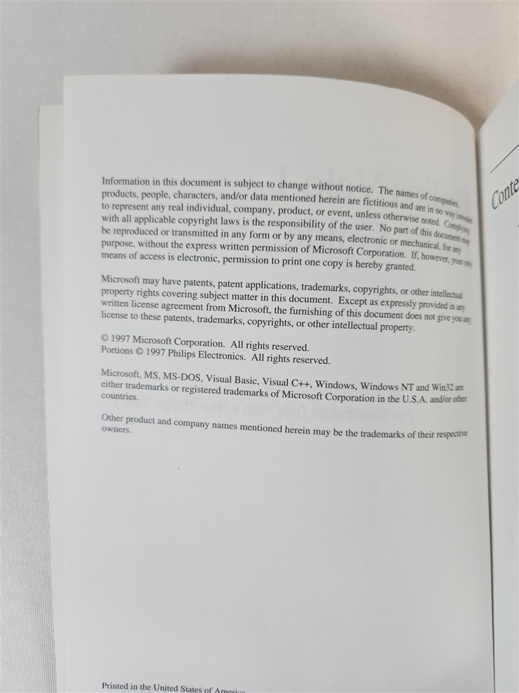 Philips Velo 1 User's Guide ~ Microsoft 1997 PB