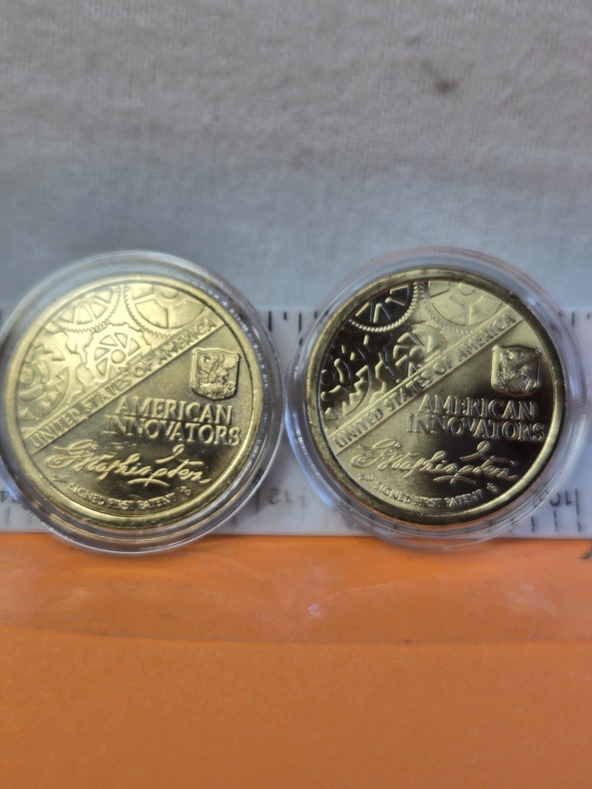 2018 American Innovation Washington P & D coins from mint rolls uncirculated.