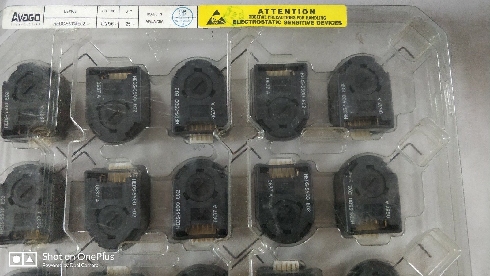 HEDS-5500#E02 AVAGO OPTECLE ENCODERS X 1 PC