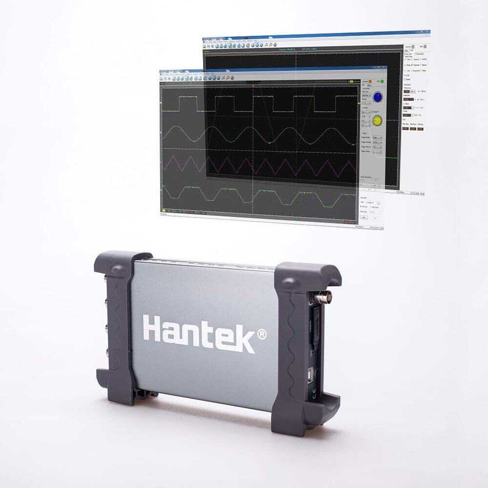 6204BD 2 in 1 Bandwidth 200MHz 4CH Digital Oscilloscope + Waveform Generator