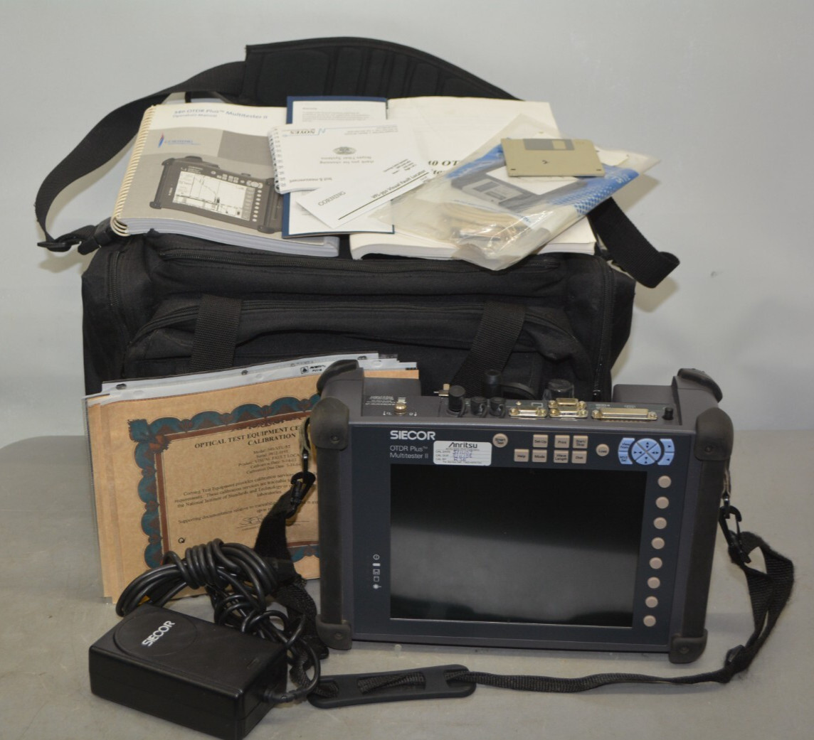 ^ Siecor OTDR Plus Multitester II (340-0) W/ 340M-36210 Module #X4031