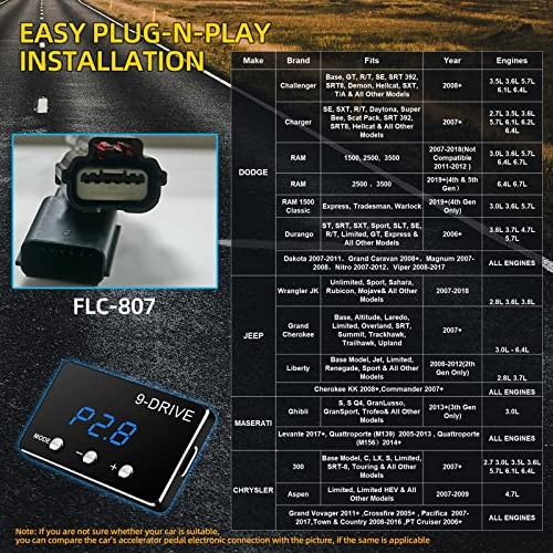 Throttle Response Controller 9 Drive Modes Racing Electronic Accelerator